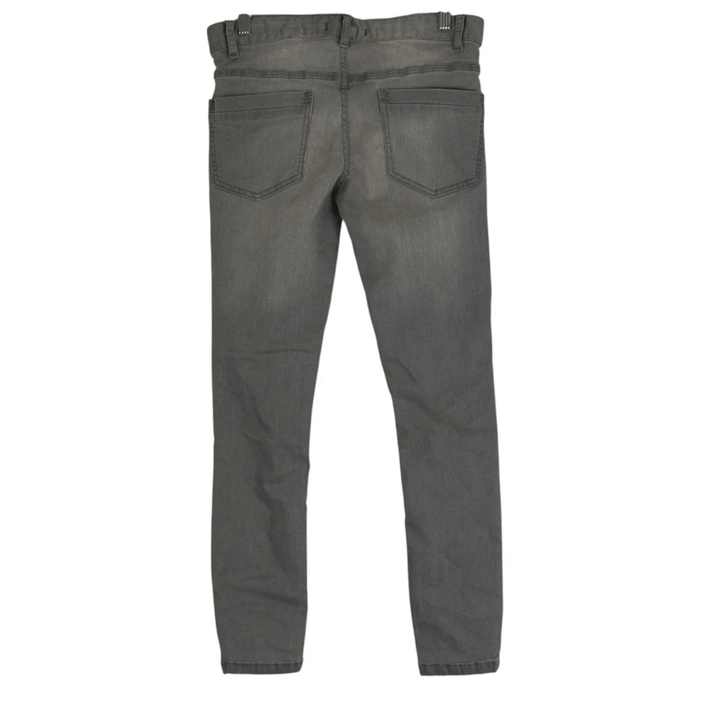 Free People Women Skinny Jeans Womens 28 Gray Faded Mid Rise Y2K Streetwear
